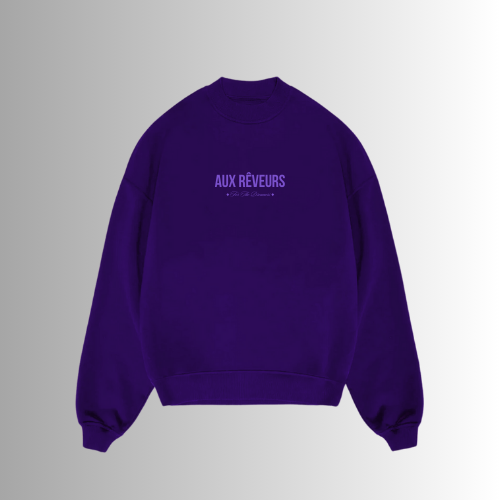 Aux Rêveurs Lavender Crew Neck