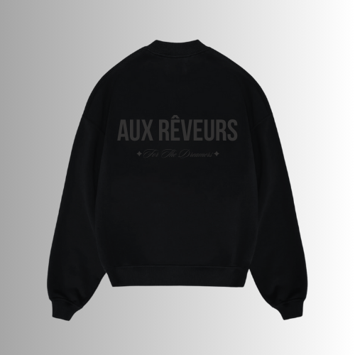 Aux Rêveurs Charcoal Crew Neck
